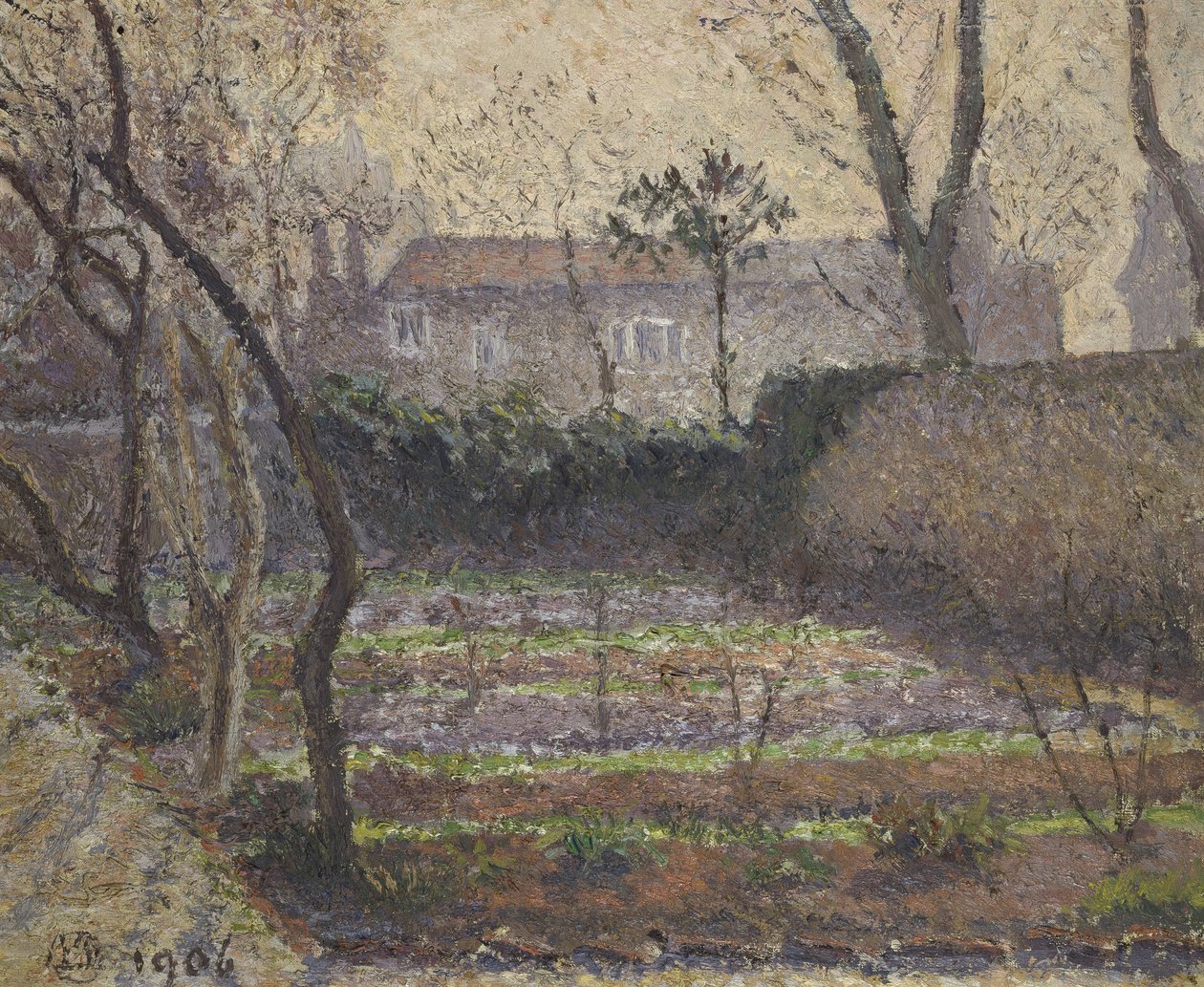 Hoar Frost, Chiswick, 1906 de Lucien Pissarro