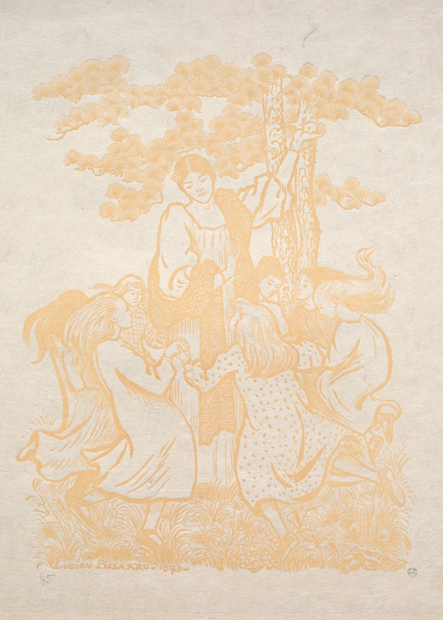 Ilustração 25: A Rodada de Lucien Pissarro