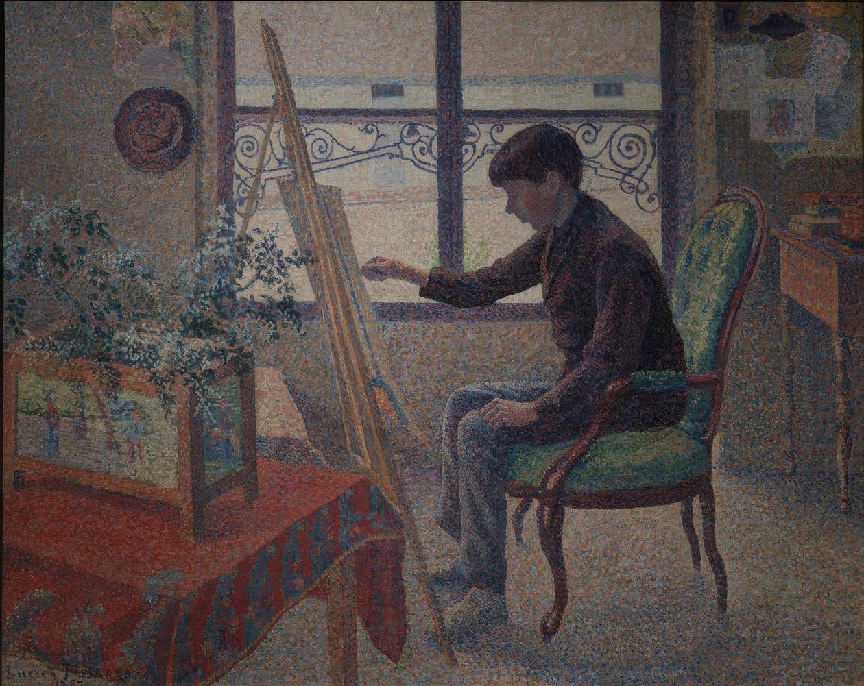 Interior das Oficinas de Lucien Pissarro