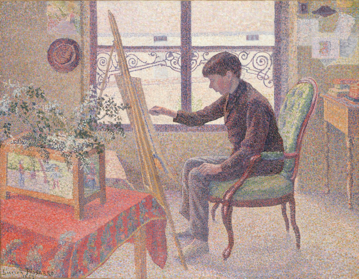Interior do Estúdio de Lucien Pissarro