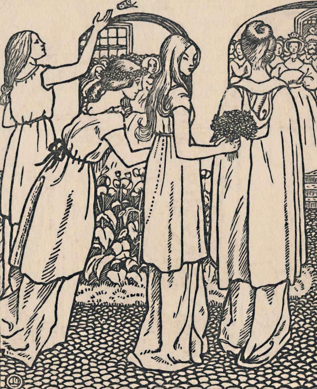 A Bela Adormecida, 1919 de Lucien Pissarro