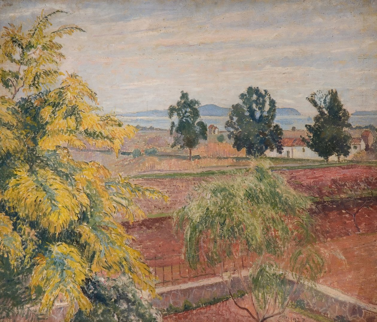 Mimosa Lavendou, 1923. de Lucien Pissarro