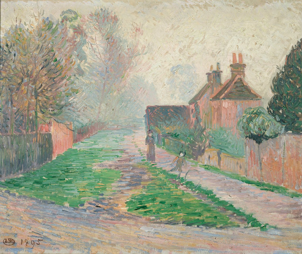 Manhã de Novembro, Epping, 1895 de Lucien Pissarro