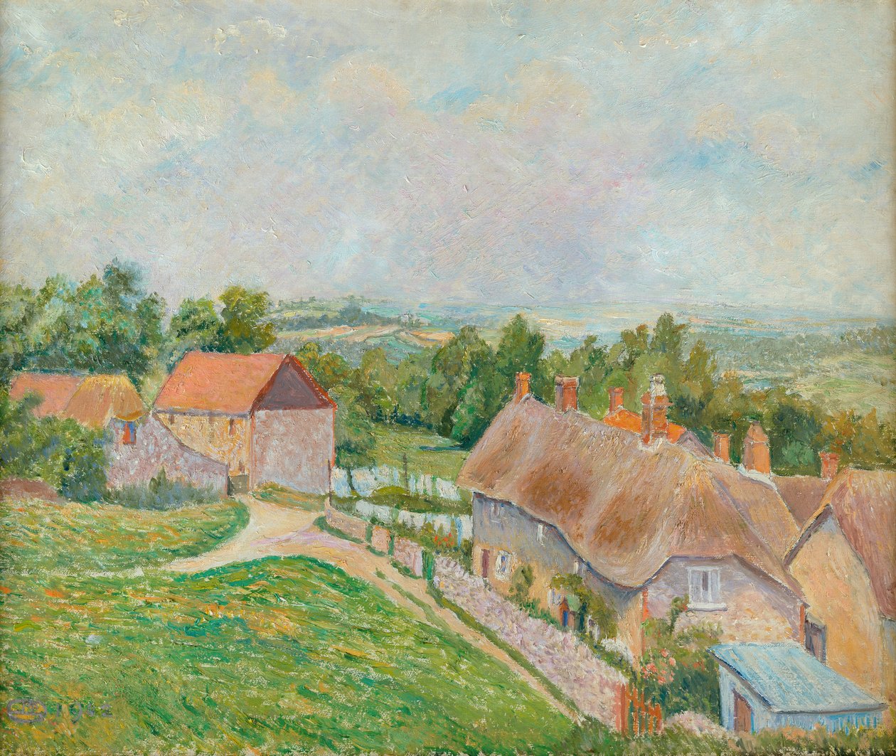 Phippens Cottage, Hewood Green de Lucien Pissarro