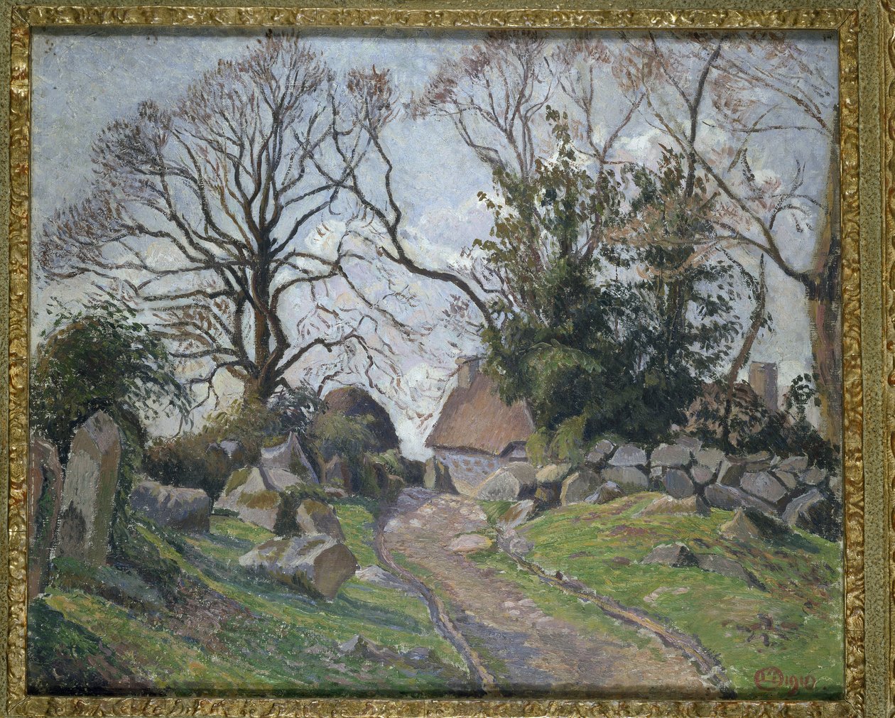 Poulfenc em Riec, 1910 de Lucien Pissarro