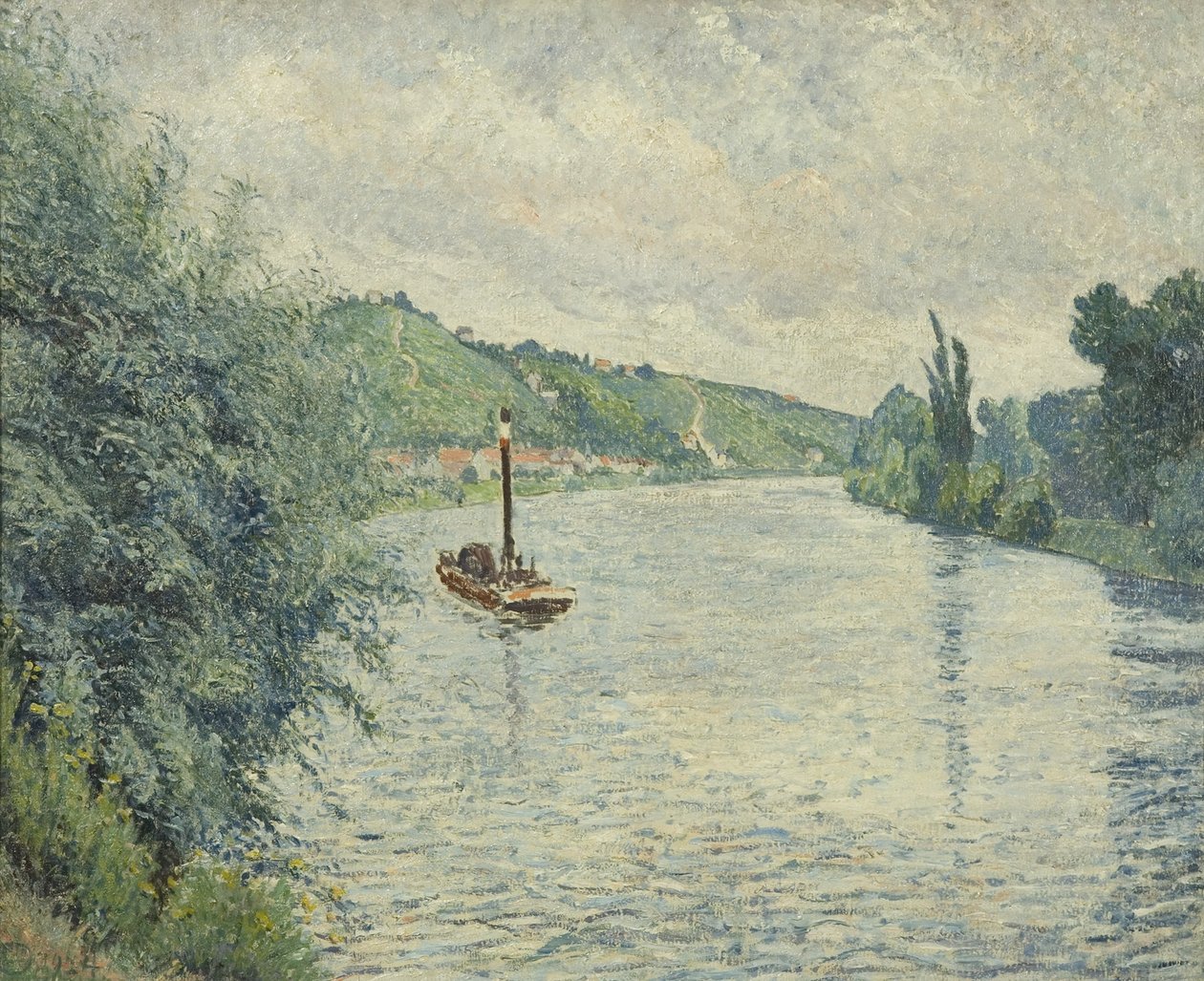 A Barcaça de Lucien Pissarro