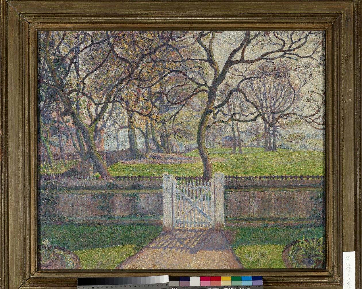 O Portão do Jardim, Epping de Lucien Pissarro