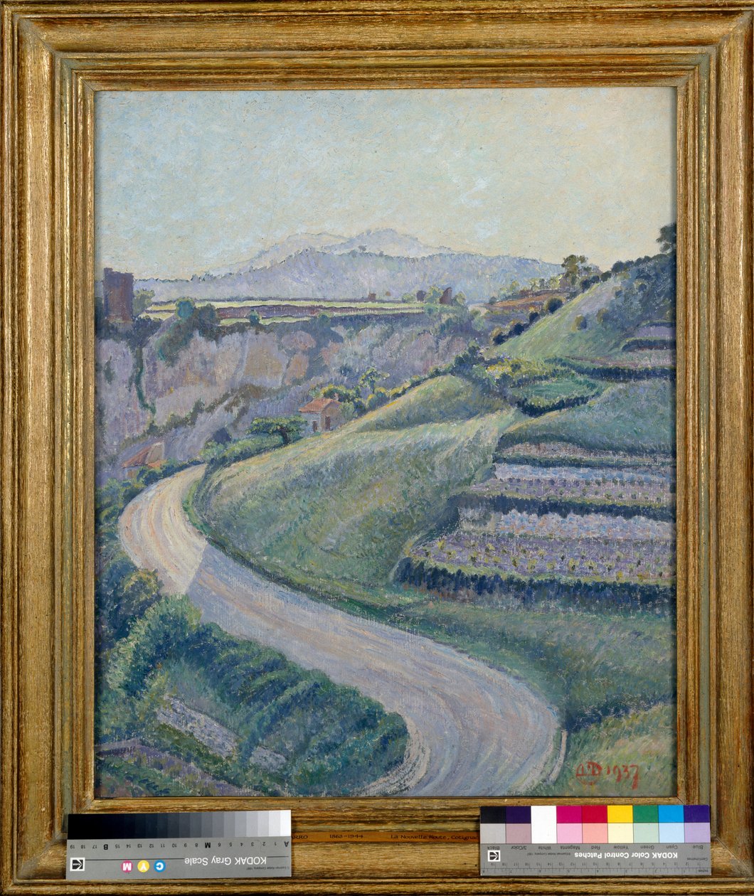 A Nova Estrada, Cotignac de Lucien Pissarro