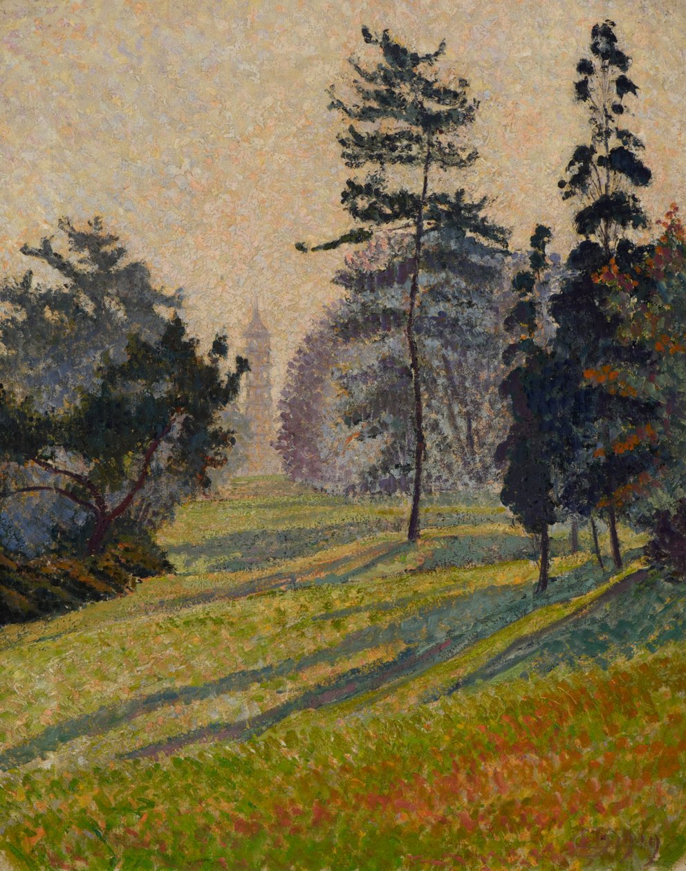 O Pagode, Kew de Lucien Pissarro