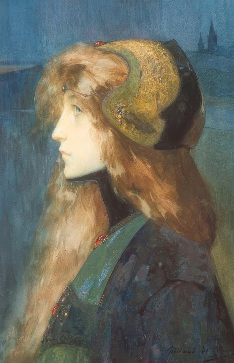 Jovem Princesa de Lucien Victor Guirand de Scevola