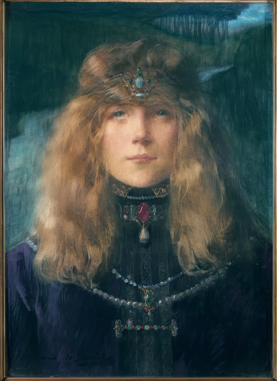 Jovem Princesa de Lucien Victor Guirand de Scevola