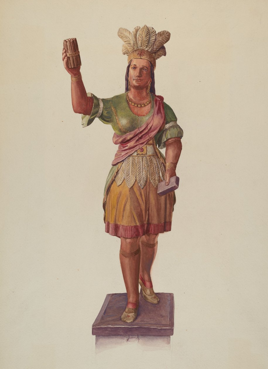 Loja de charutos Pocahontas de Lucille Lacoursiere