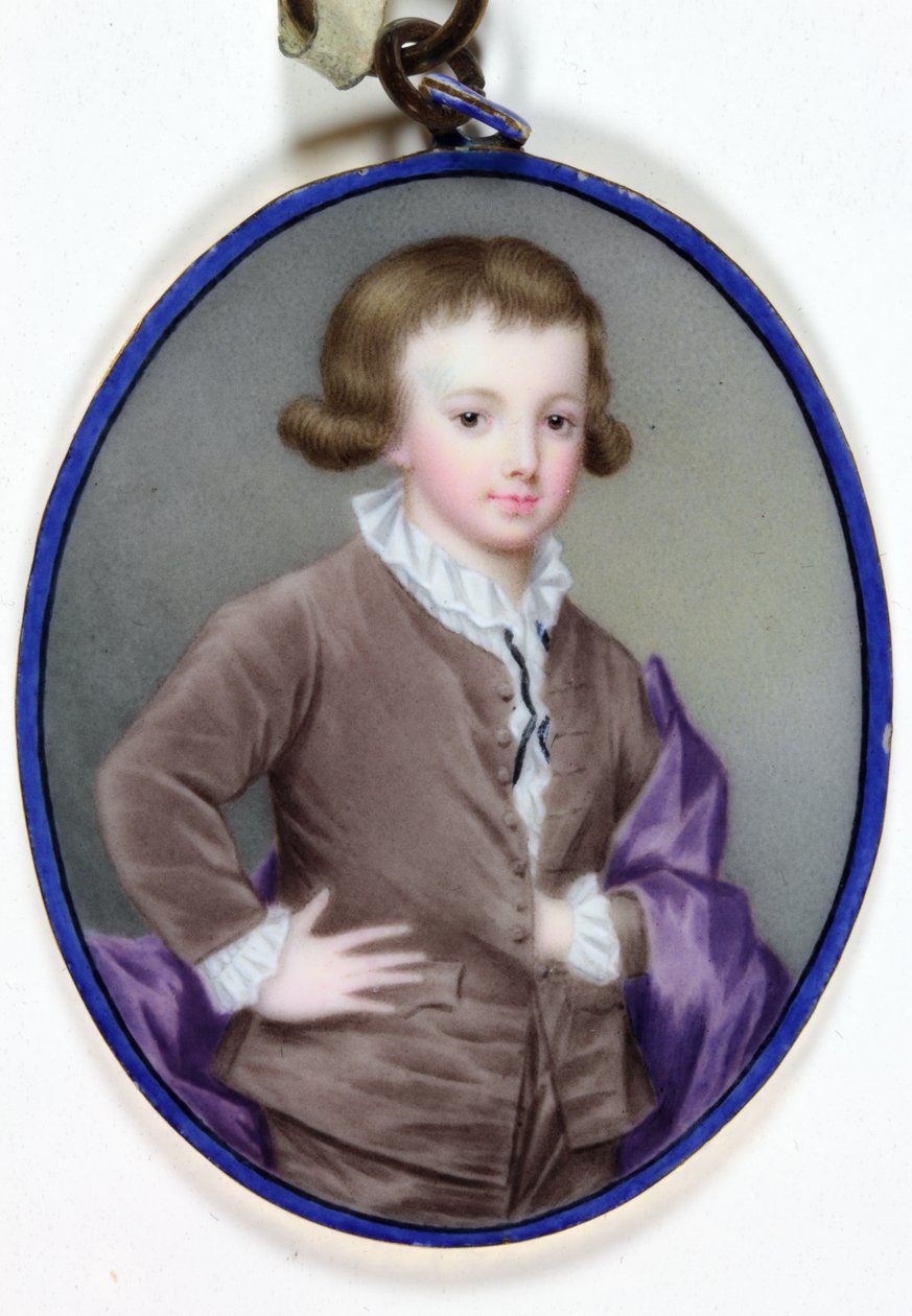 Lorde Edward Charles Cavendish Bentinck (esmalte) de Lucius Barber