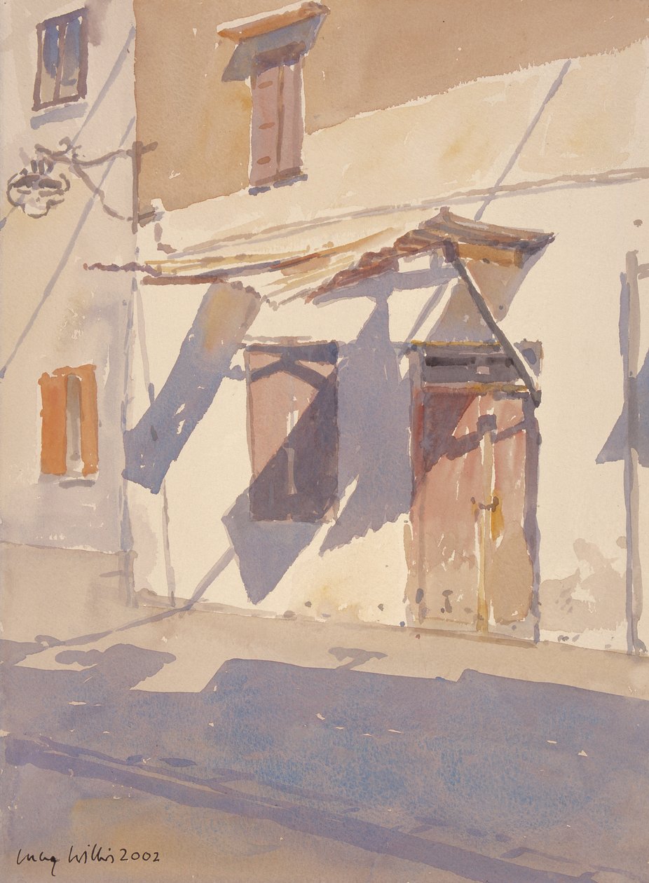 Cretan Shadows, 2002 (wc no papel) de Lucy Willis