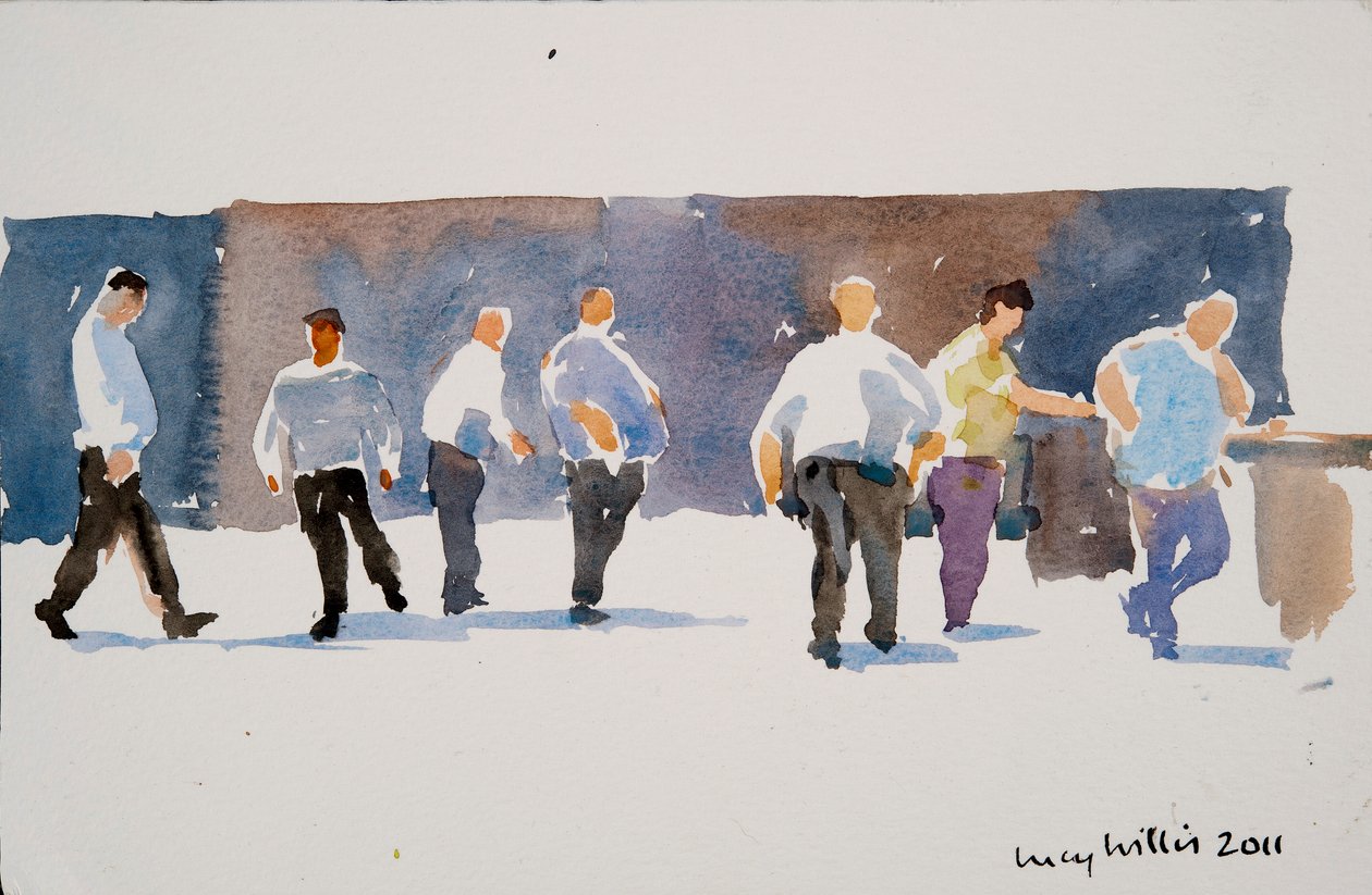 Homens no Hotel Phoencia, 2011 de Lucy Willis