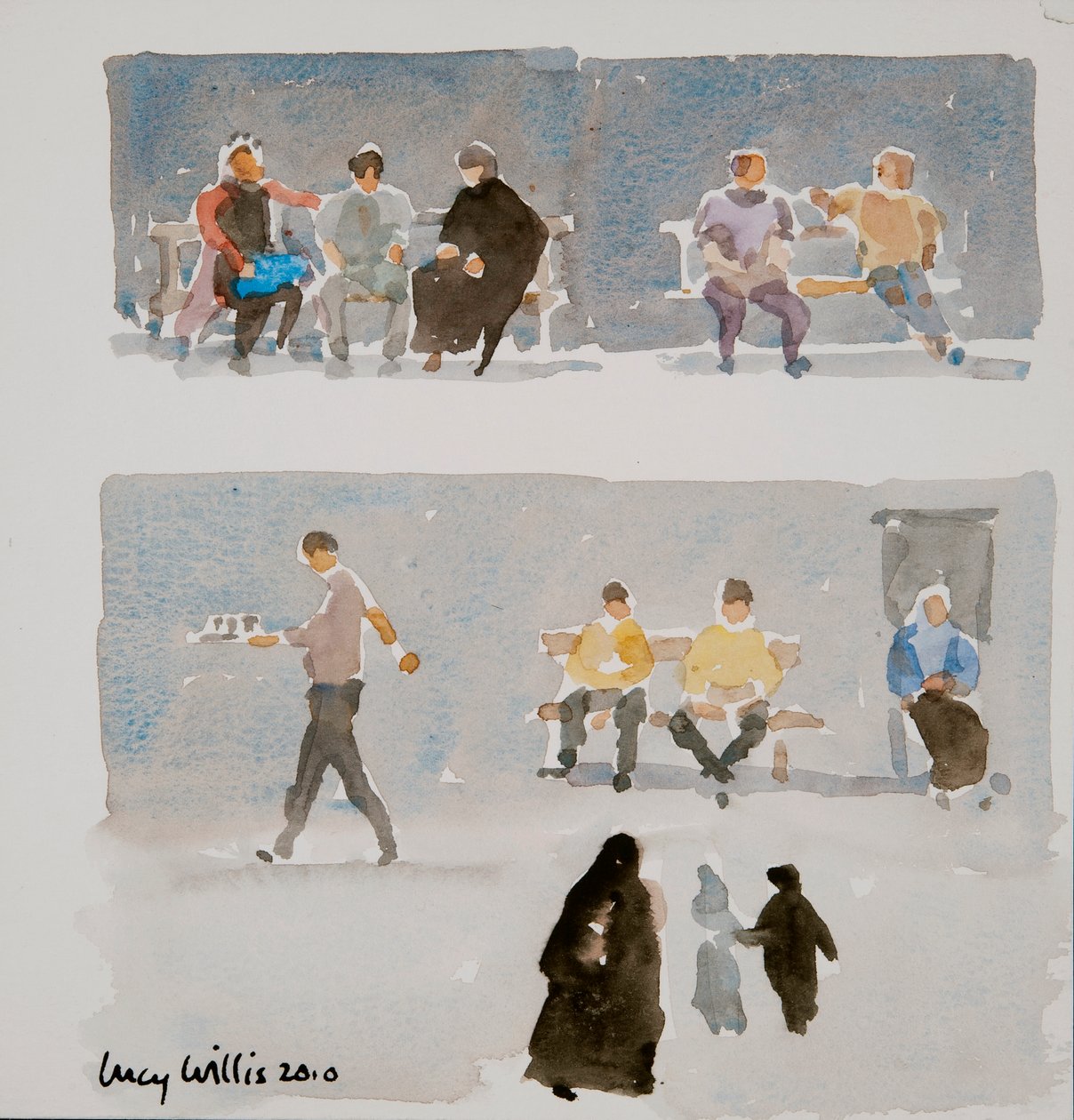 Pessoas de Aleppo, 2010 de Lucy Willis