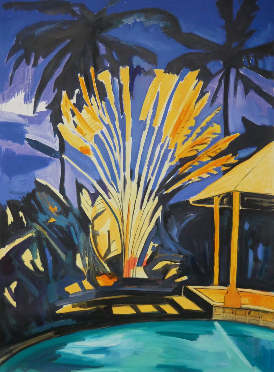 Leque, 2021 (óleo sobre tela) de Lucy Smallbone