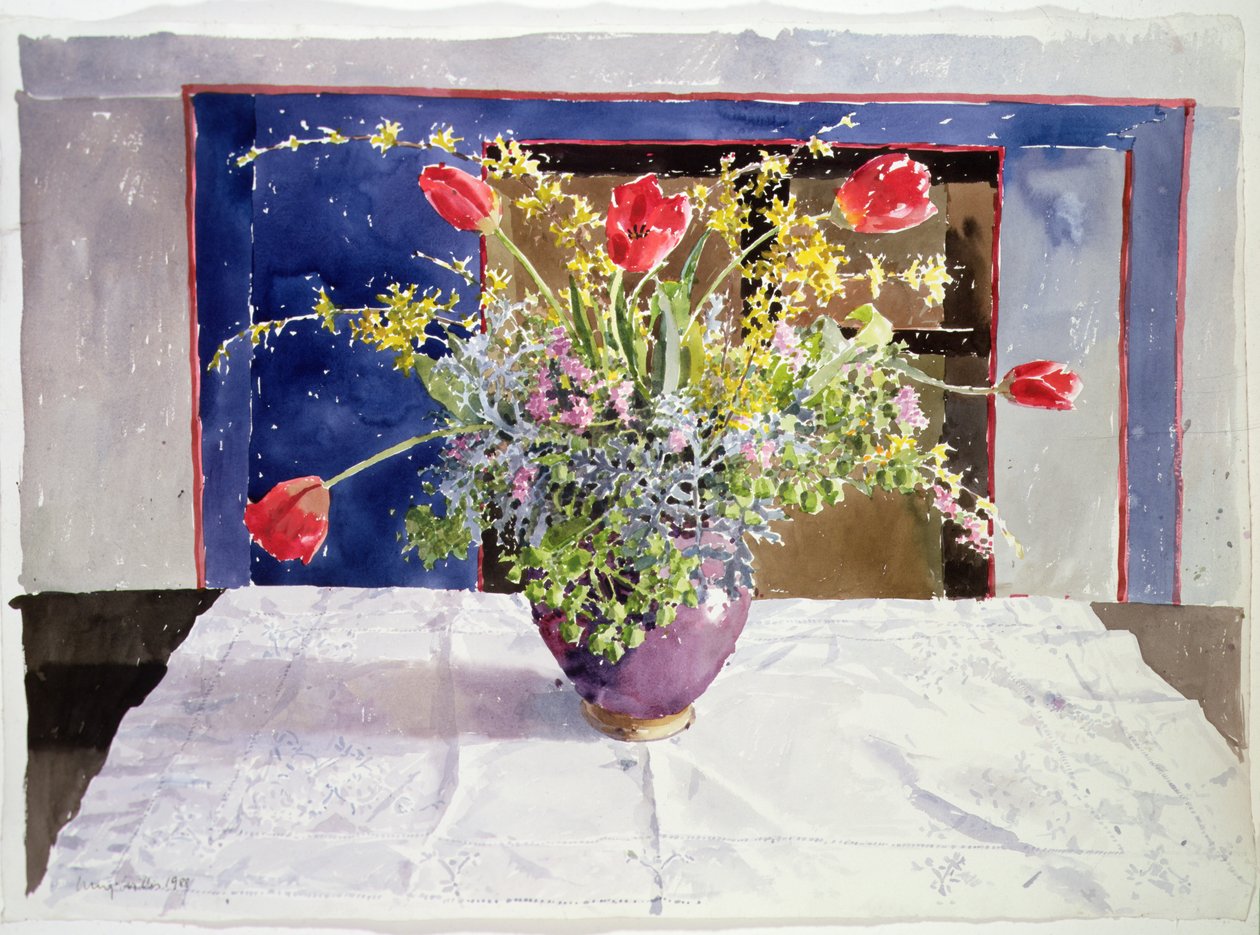 Flores de Mola em Vaso de Lucy Willis