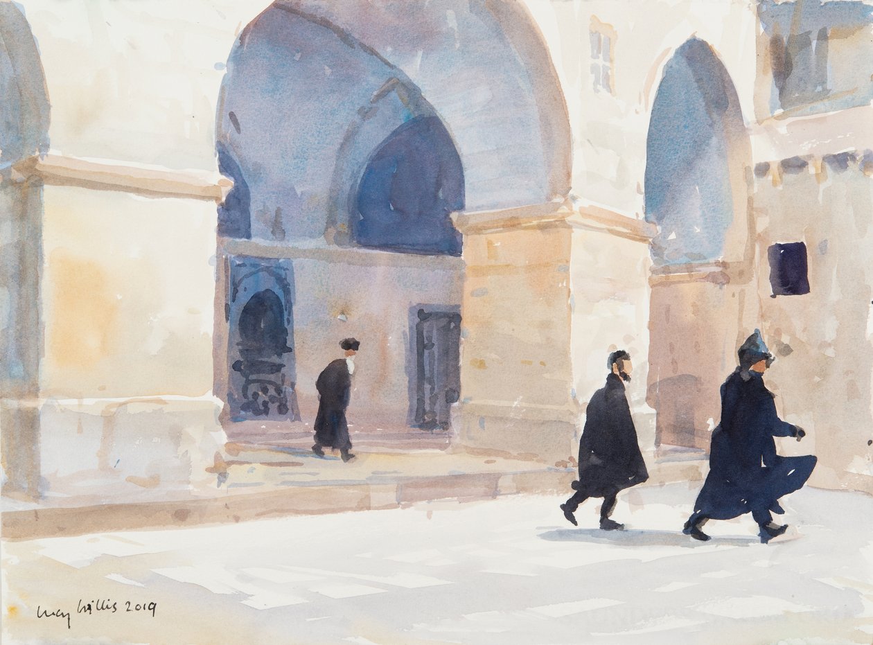 The Armenians, Jerusalem, 2019 (w - c no papel) de Lucy Willis