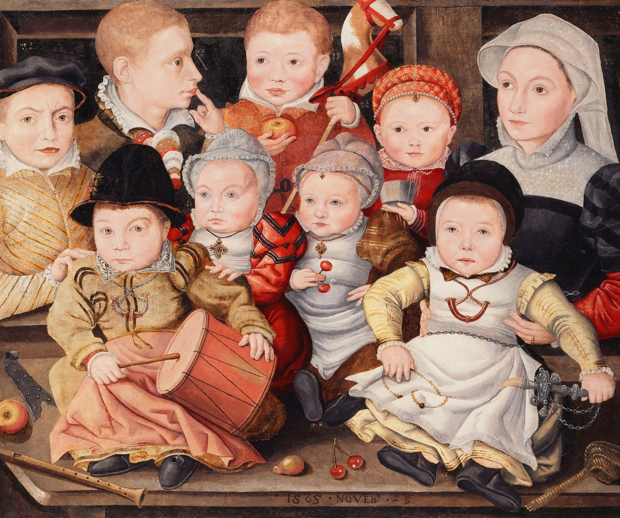 Retrato de Grupo de Crianças, 1565 de Ludger Tom the Younger Ring