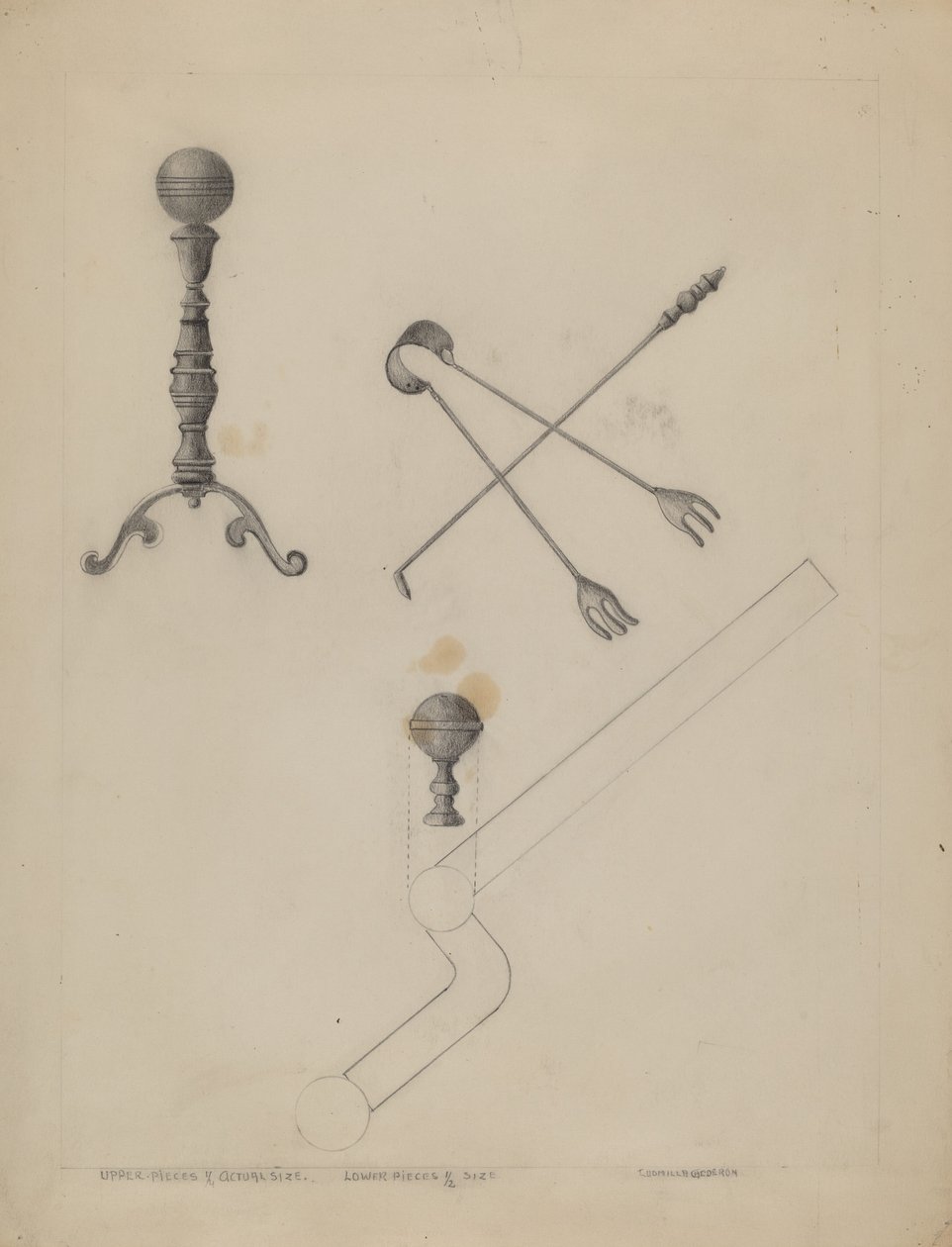 Conjunto Andiron e Lareira de Ludmilla Calderon