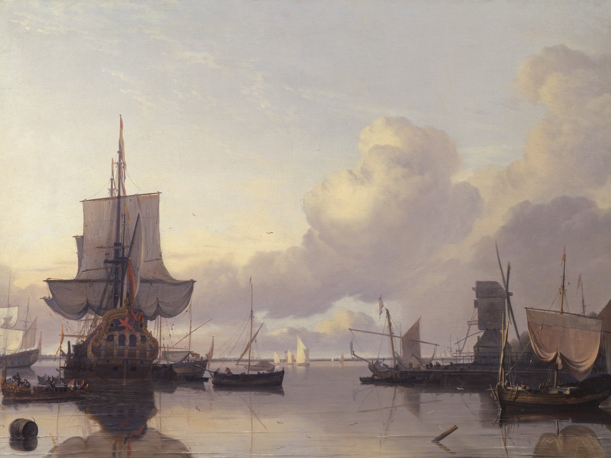 Porto de Ludolf Backhuysen