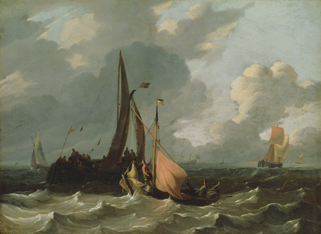 Seascape de Ludolf Backhuysen