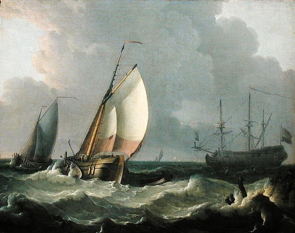 Seascape de Ludolf Backhuysen