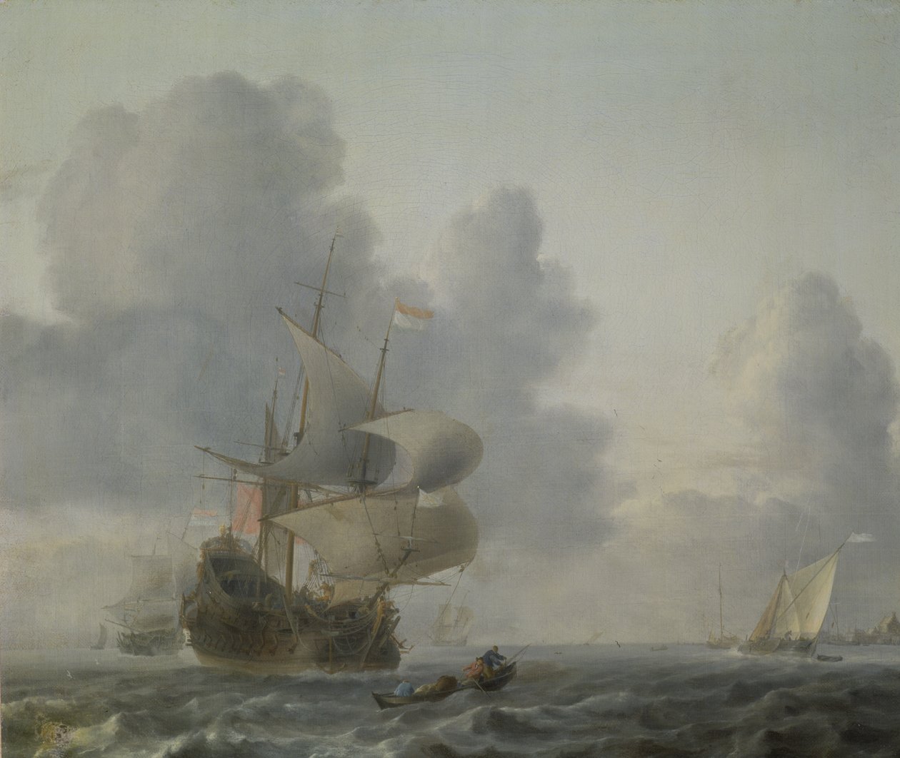 Mar tempestuoso, 1690 de Ludolf Backhuysen