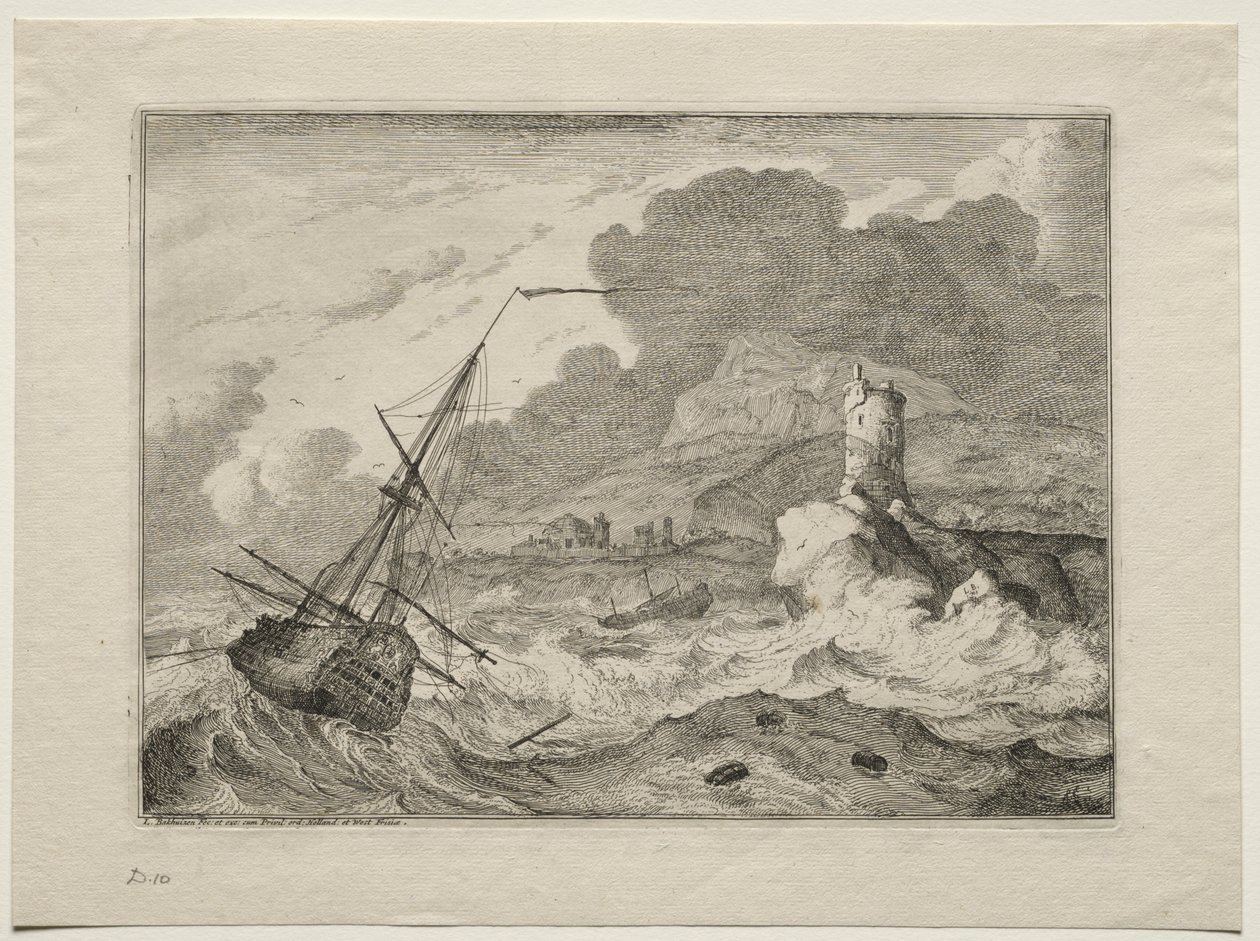 Tempestade no Mar de Ludolf Backhuysen