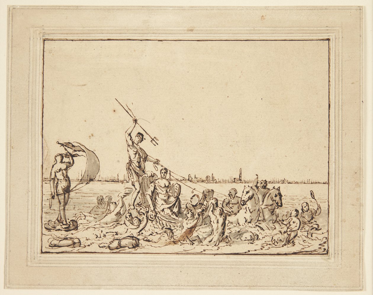 Alegoria de Amsterdã como cidade irmã de Ludolf Bakhuizen