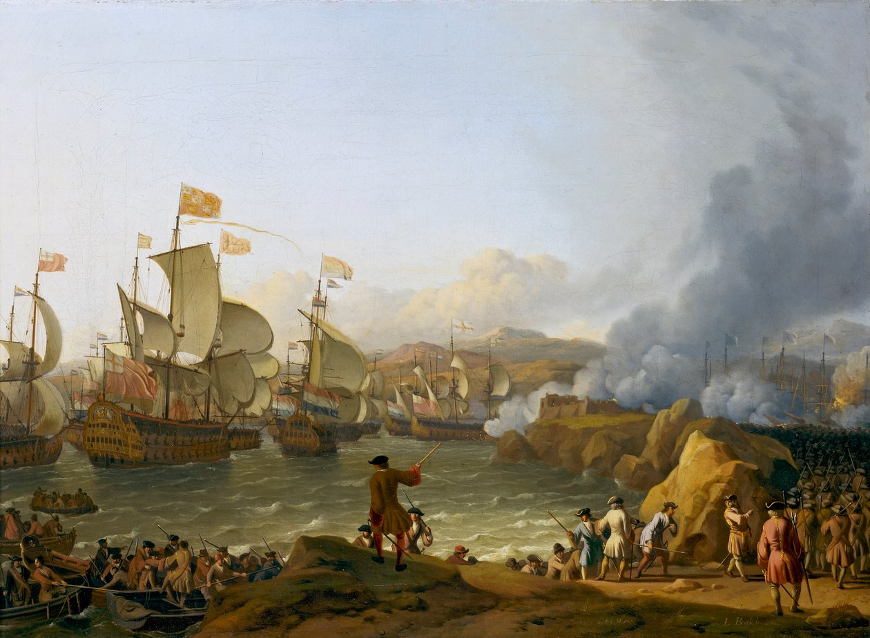 A Batalha da Baía de Vigo de Ludolf Bakhuizen
