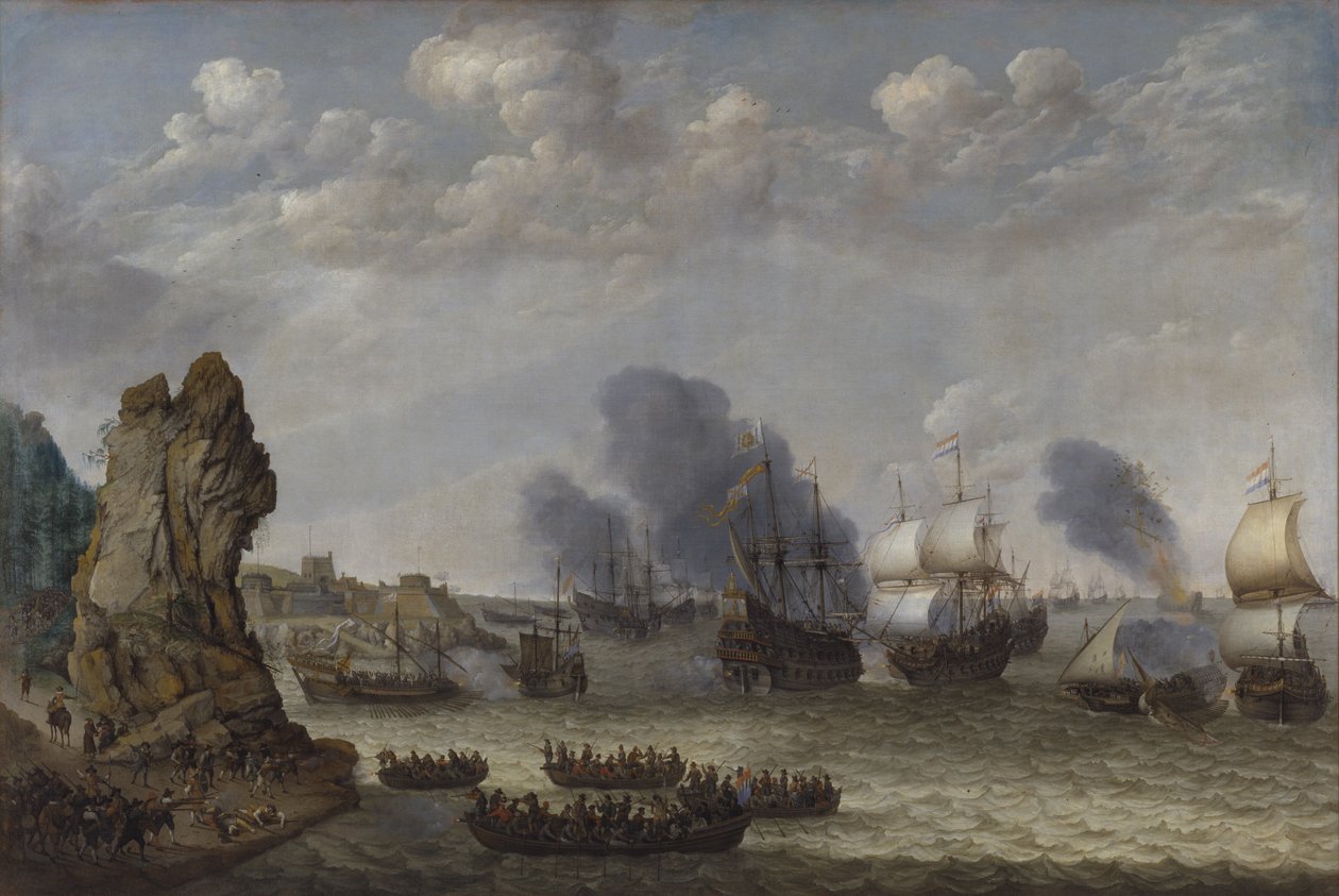 A Batalha dos Quatro Dias, 11-14 de junho de 1666 de Ludolf Bakhuizen