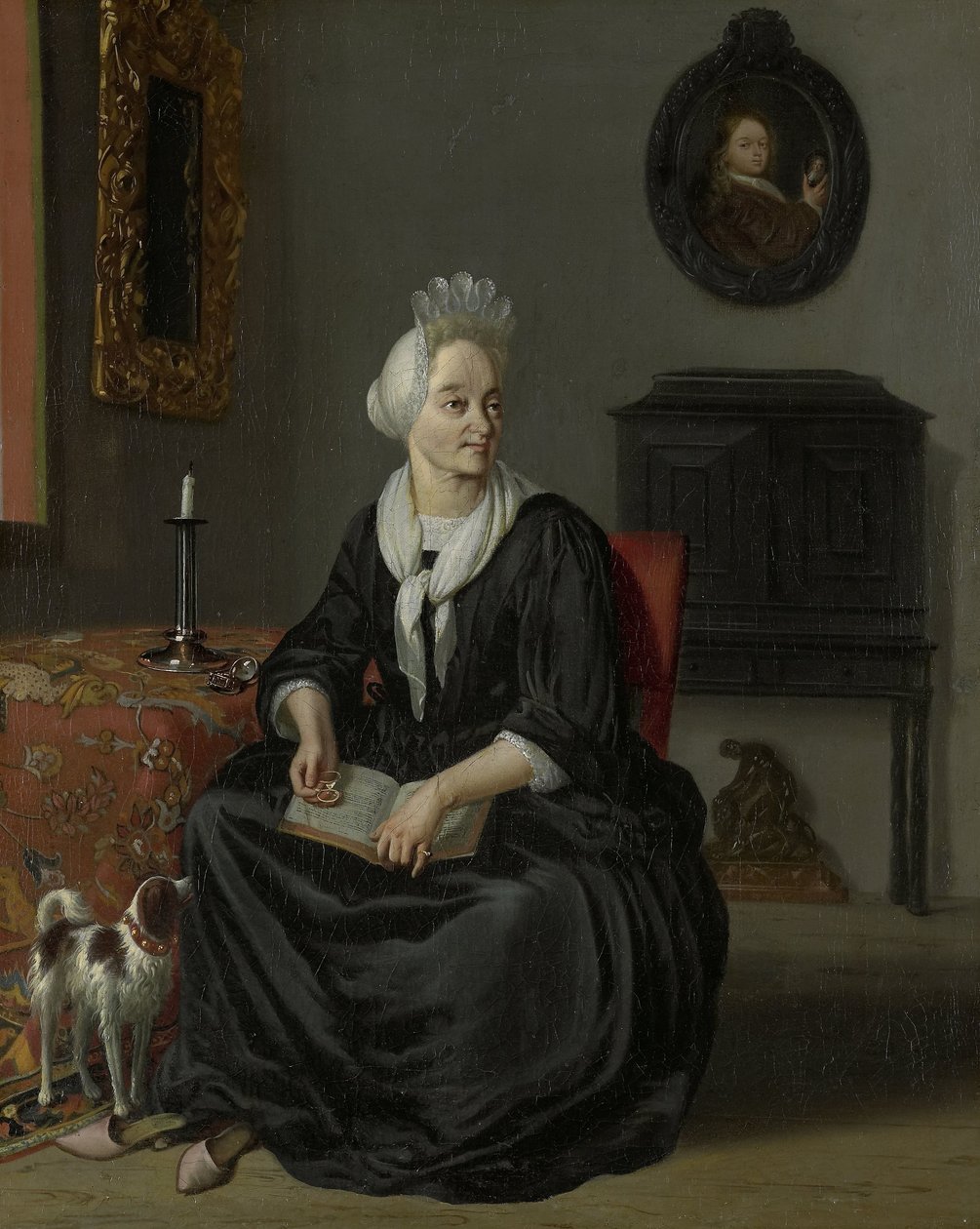 Anna de Hooghe (1645-1717). A quarta Esposa do Pintor de Ludolf Bakhuysen