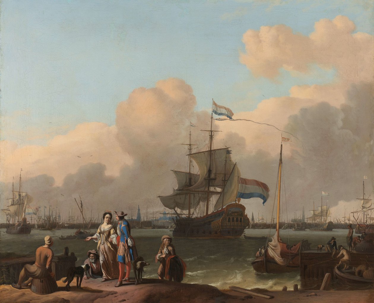 O Y em Amsterdã, com a Fragata 