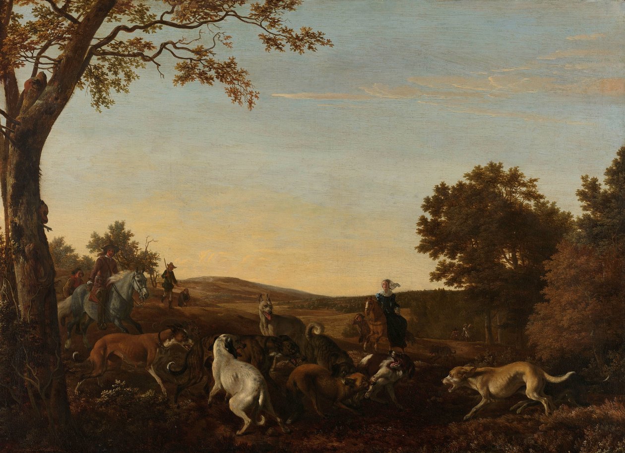 A caça à raposa de Ludolf de Jongh