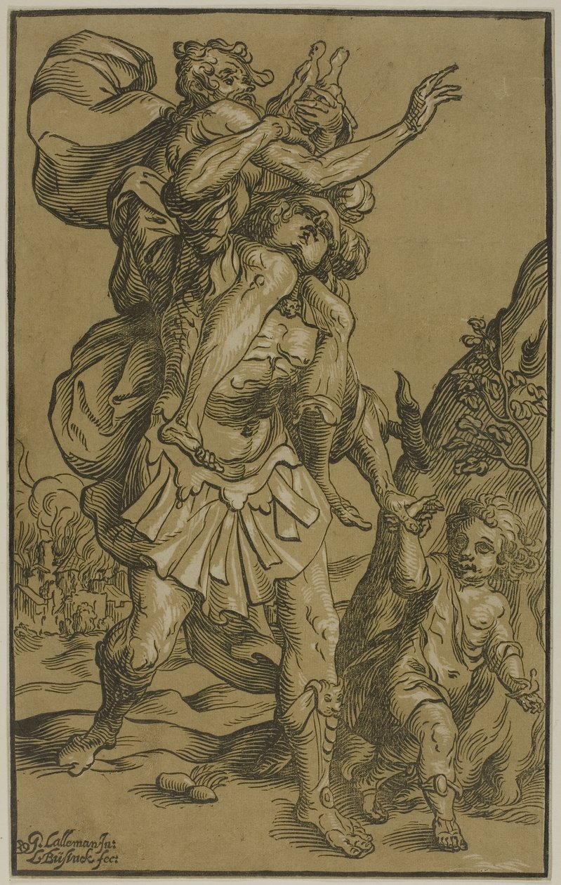 Eneias e Anquises de Ludolph Büsinck
