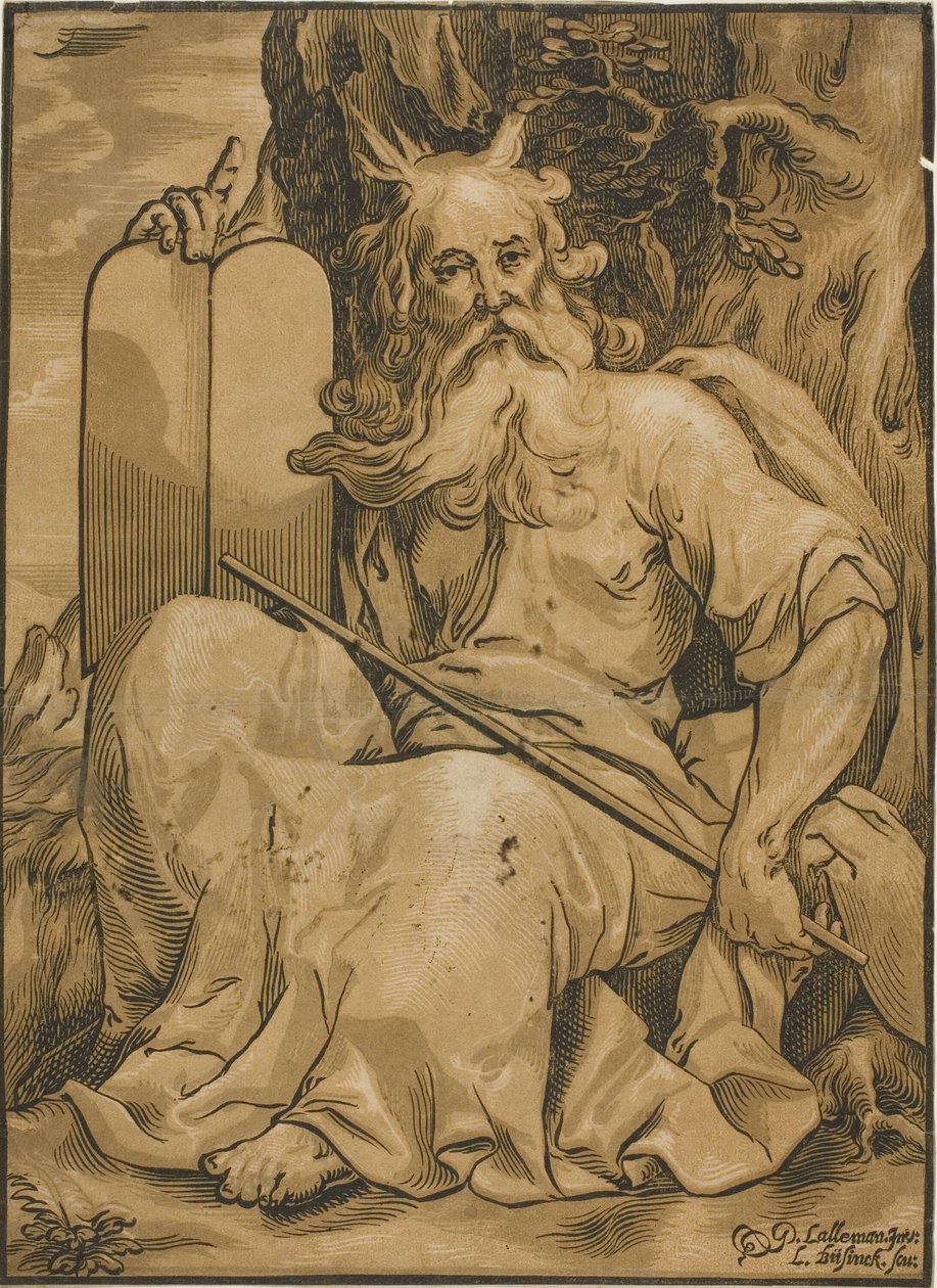 Moisés com as Tábuas da Lei de Ludolph Büsinck