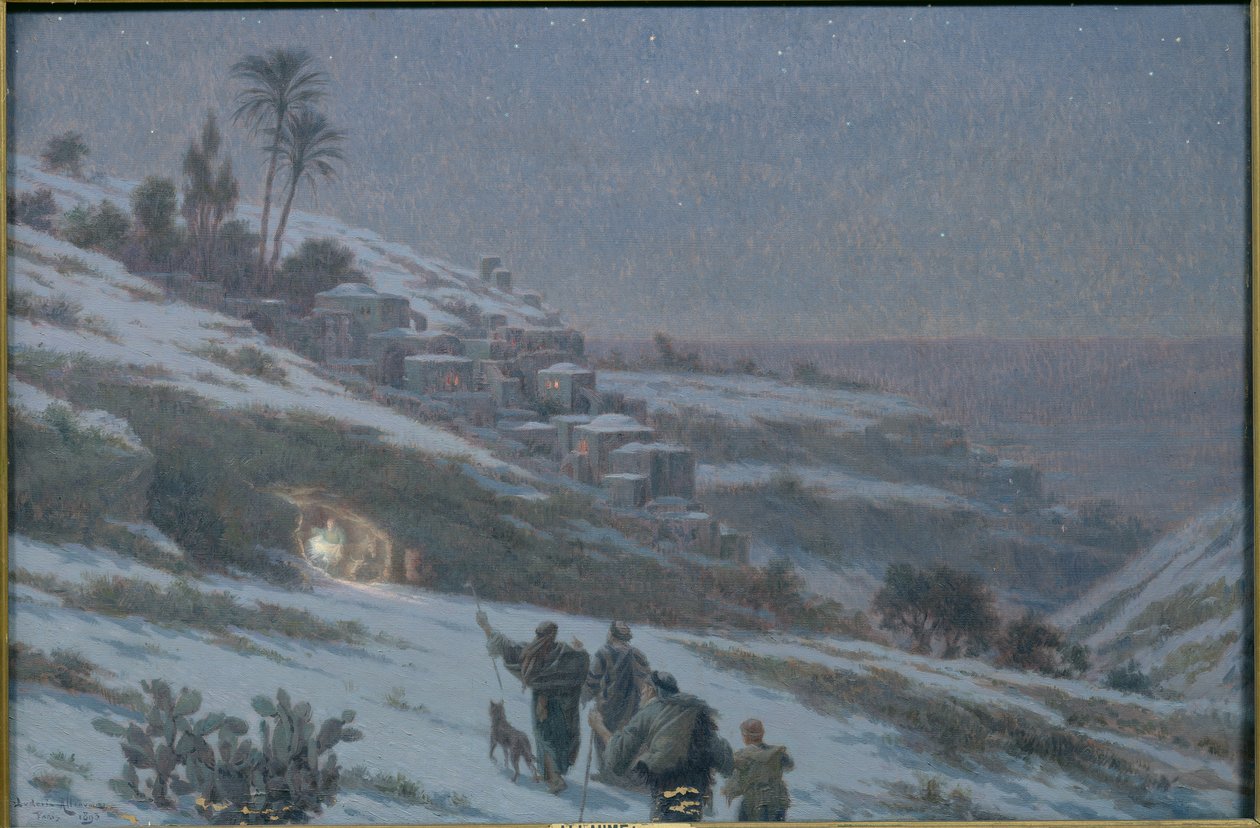 Noite de Natal em Belém, 1893 de Ludovic Alleaume