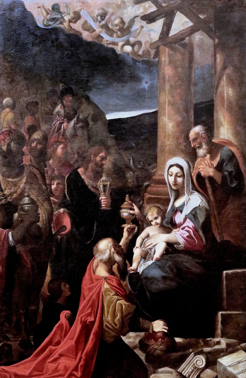 Adoração dos Magos de Ludovico Carracci