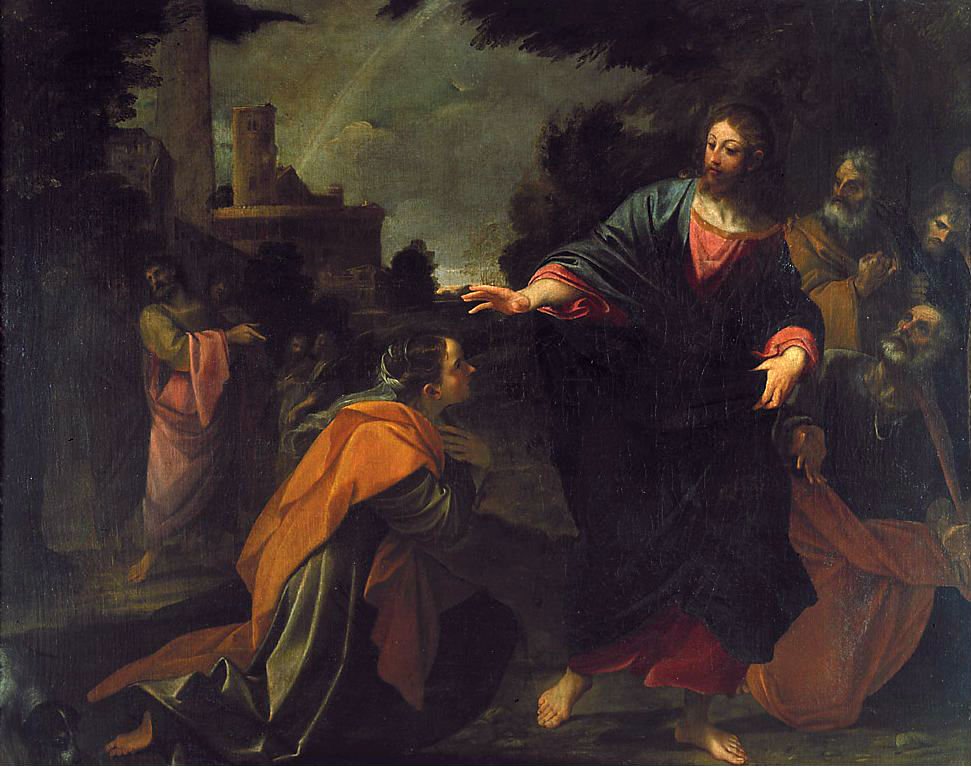 Cristo e a mulher cananéia de Ludovico Carracci