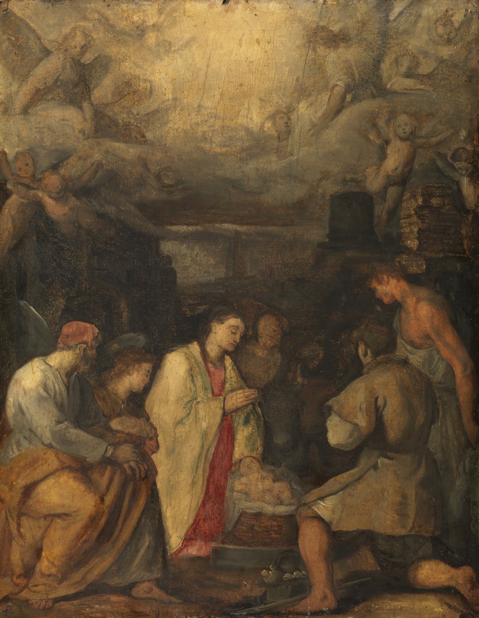 Adoração dos Pastores, c.1602 de Ludovico Cardi Cigoli