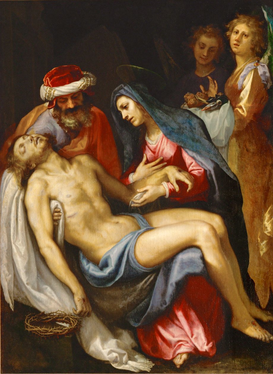 Pieta, Deploração (pintura sobre tela) de Ludovico Cardi Cigoli
