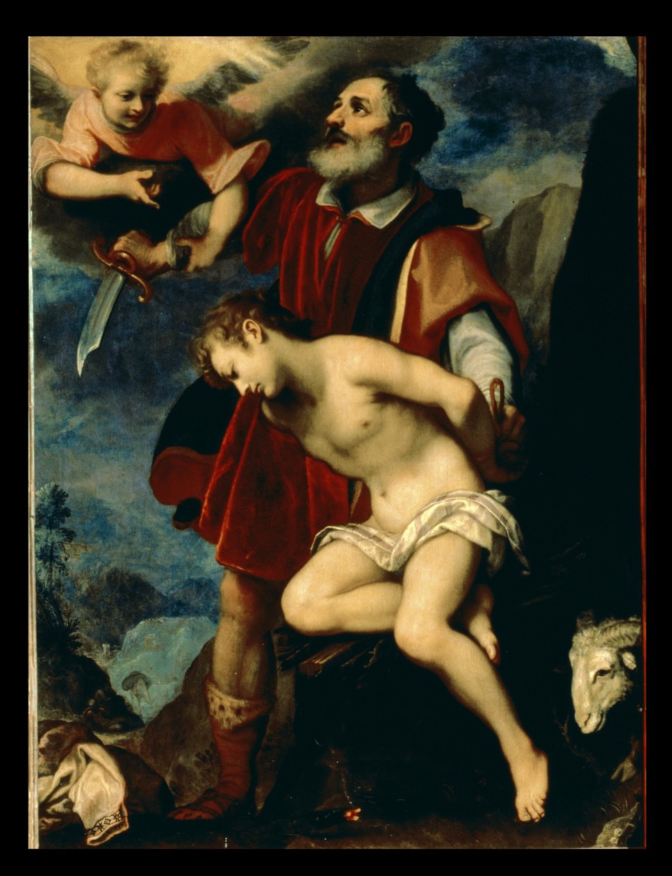 O sacrifício de Isaque de Ludovico Cardi Cigoli
