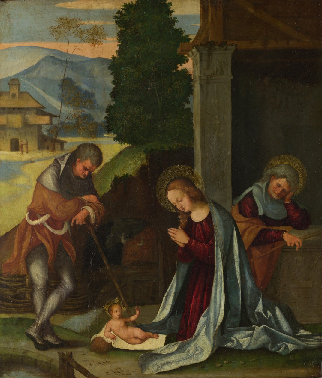 A Natividade, c. 1505 de Ludovico Mazzolino