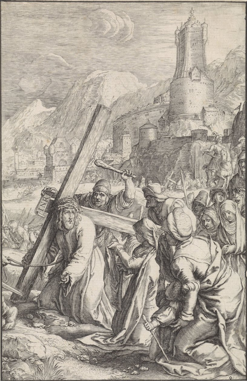 Carregando a cruz A Paixão (título da série) de Ludovicus Siceram