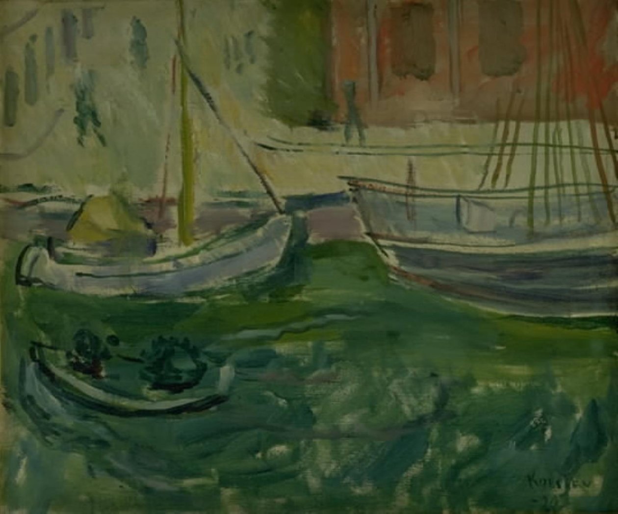 Vista de Nyhavn de Ludvig Karsten