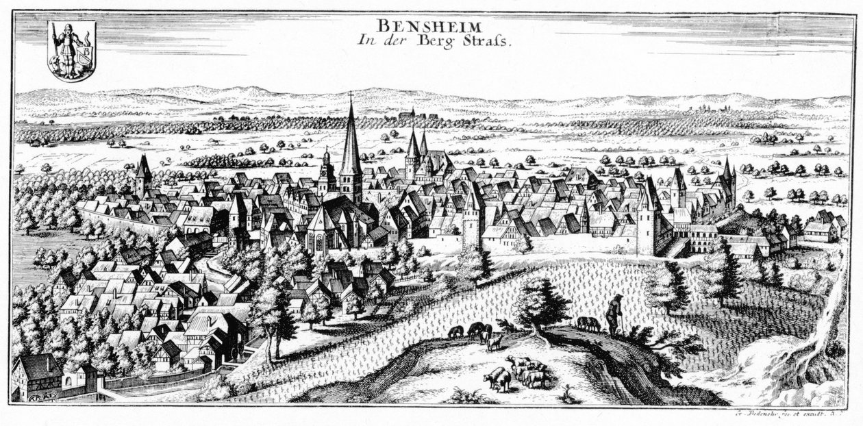 Vista, de, Bensheim de Ludwig Lange