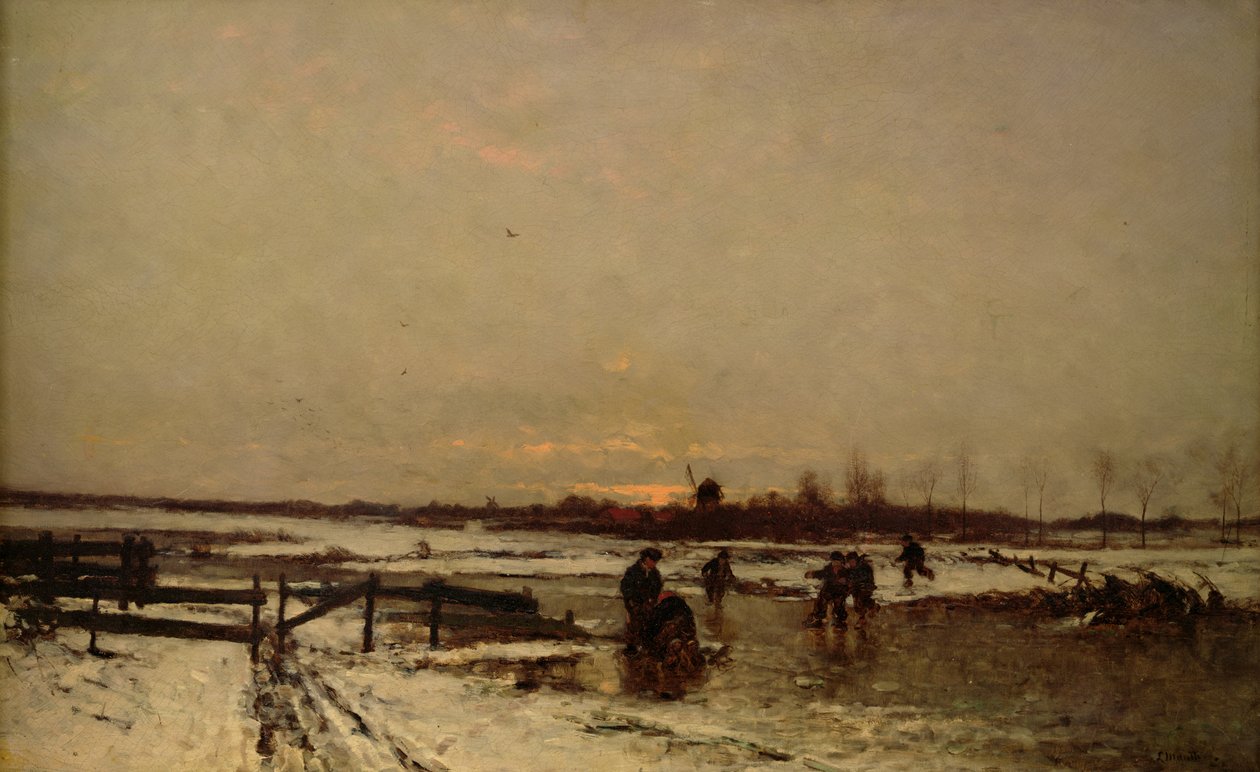 Cena de inverno de Ludwig Munthe