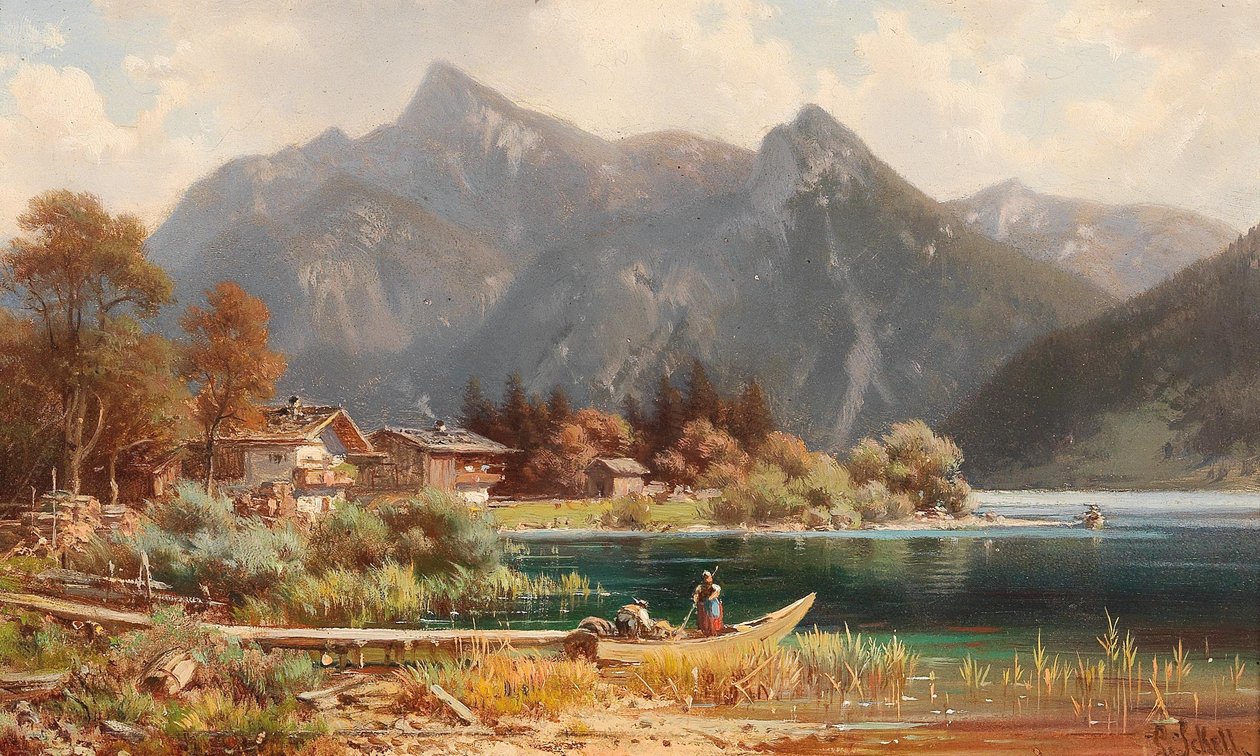 Verão no Schliersee de Ludwig Sckell